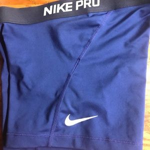 Navy blue nike pros